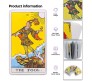 Tarot Cards Deck with Guide Book for Beginners and Advanced, Includes Colorful Guidebook, Traditional Tarot Cards 78 Deck (Classic Yellow)