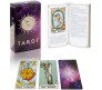 Original Tarot Cards Deck with Guide Book for Beginners, Alternative to Rider Waite Tarot Deck, Includes Colorful Guidebook, Traditional Tarot Cards 78 Deck (Purple Starry Sky)