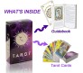 Original Tarot Cards Deck with Guide Book for Beginners, Alternative to Rider Waite Tarot Deck, Includes Colorful Guidebook, Traditional Tarot Cards 78 Deck (Purple Starry Sky)