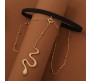 Gold Snake Leg Chain Jewelry for Women Thigh Chain Boho Sexy Body Chain Garters Accessories for Women and Girls