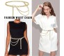 Punk Waist Chain Belt Gold Metal Multi Layer Body Chains Fancy Belly Belts Party Sexy Body Accessories Jewelry Arrow for Women