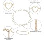 Punk Waist Chain Belt Silver Gold Metal Heart Body Chains Fancy Belly Belts Party Sexy Body Accessories Jewelry for Women