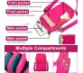 Small Crossbody Wallet Phone Space Bag for Women Mini Shoulder Handbag Wallet with Credit Card Slots Ladies Mobile Holder Pouch Gift Item Purse Pink