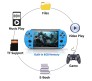 Updated 4.3" inch X7 Video Game Console Handheld Gaming Players Pocket Consoles Double Rocker 8GB Memory Built in 10000 Games for Kids Blue Boys Girls Men Women Children