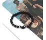 2 Pcs Handmade Yin Yang Bracelet Set Adjustable Natural Stone Bead for Best Friend Tai Chi Couple Bracelet