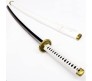 Anime One Piece Cosplay 104 cm Zoro Wooden Sword Wado Ichimonji Life Size Replica Katana Bamboo Wood Perfect for Gift Merchandise Collectibles W1