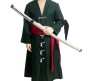 Anime One Piece Cosplay 104 cm Zoro Wooden Sword Wado Ichimonji Life Size Replica Katana Bamboo Wood Perfect for Gift Merchandise Collectibles W1