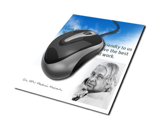 MousePad with Dr. APJ Abdul Kalam Theme [Sky Background]