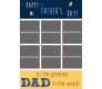 Greatest Dad in the World Fathers Day Greeting Card