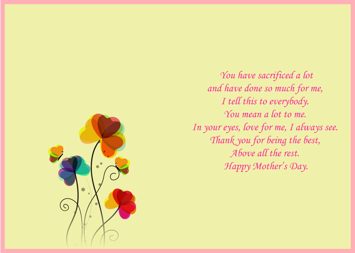 Qualities That Define Your Mother Personalized Mothers Day Greeting Card