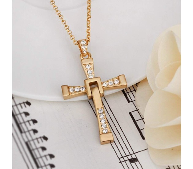 14K Gold-Plated Engraved Heart w/Cross Necklace First Communion Gift –  Cherished Moments Jewelry